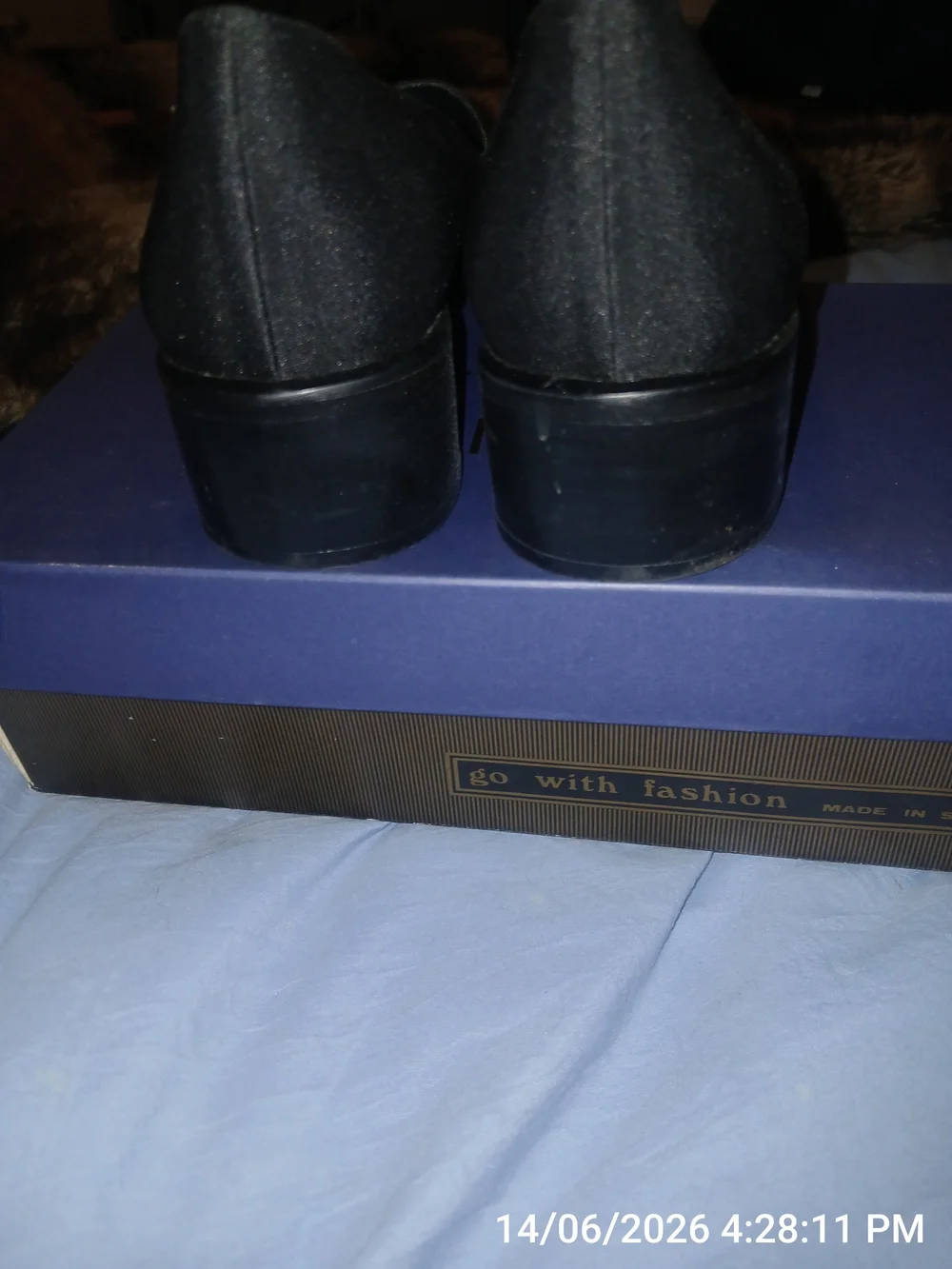 Vintage 90's Stuart Weitzman Black Low Block Heel Pumps